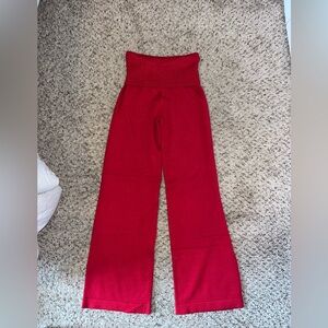 Sincerely Jules Fold-over wide-leg sweatpants